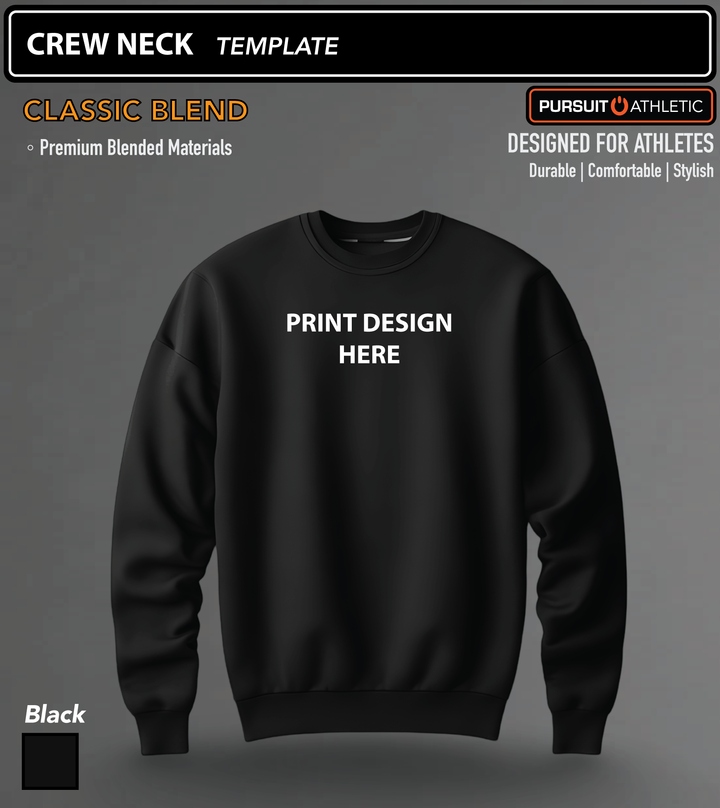 CREW NECK | Classic Blend | Holdingford Wrestling