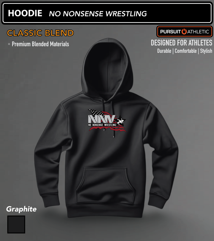 HOODIE | Classic Blend | No Nonsense Wrestling