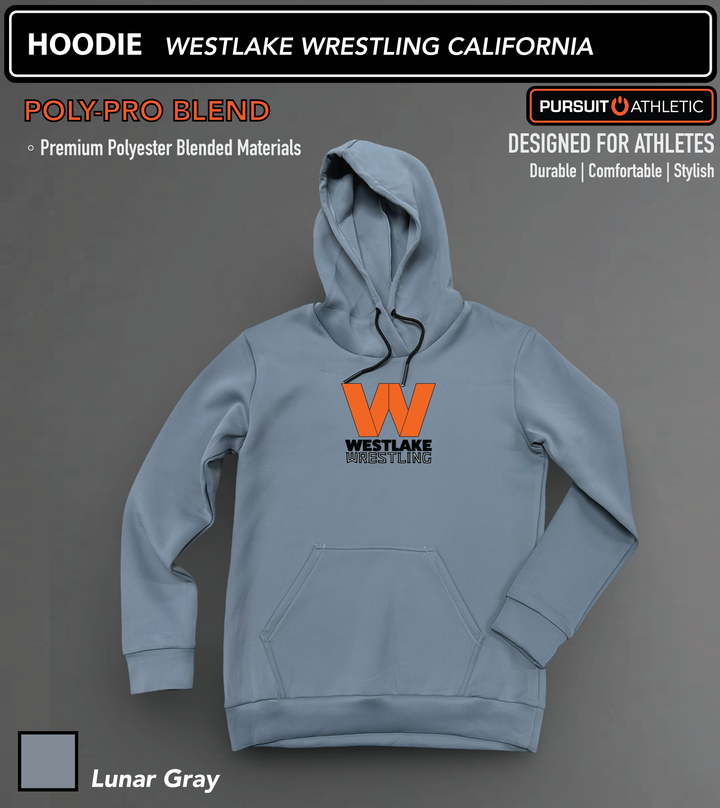 HOODIE | Poly-Pro | Westlake Wrestling California