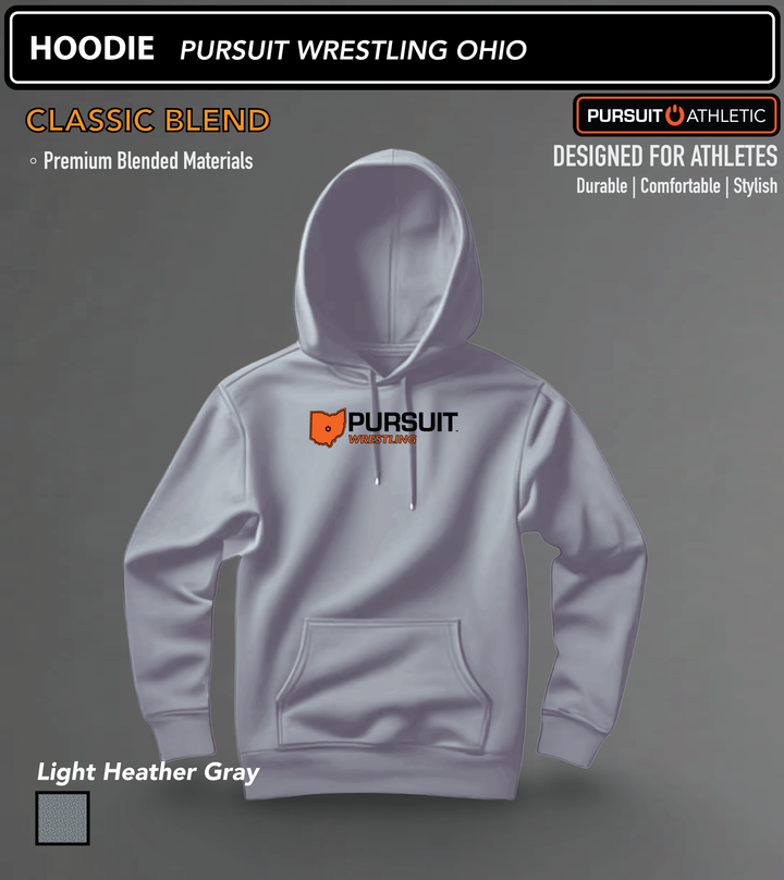 HOODIE | Classic Blend | Pursuit Wrestling Ohio