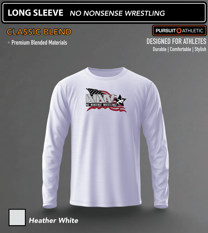 LONG SLEEVE | Classic Blend | No Nonsense Wrestling