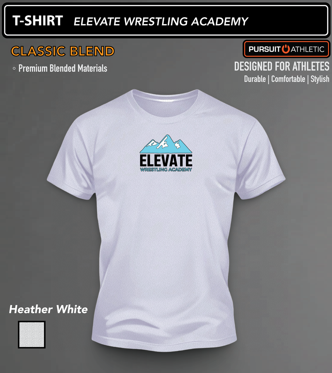 T-SHIRT | Classic Blend | Elevate Wrestling Academy