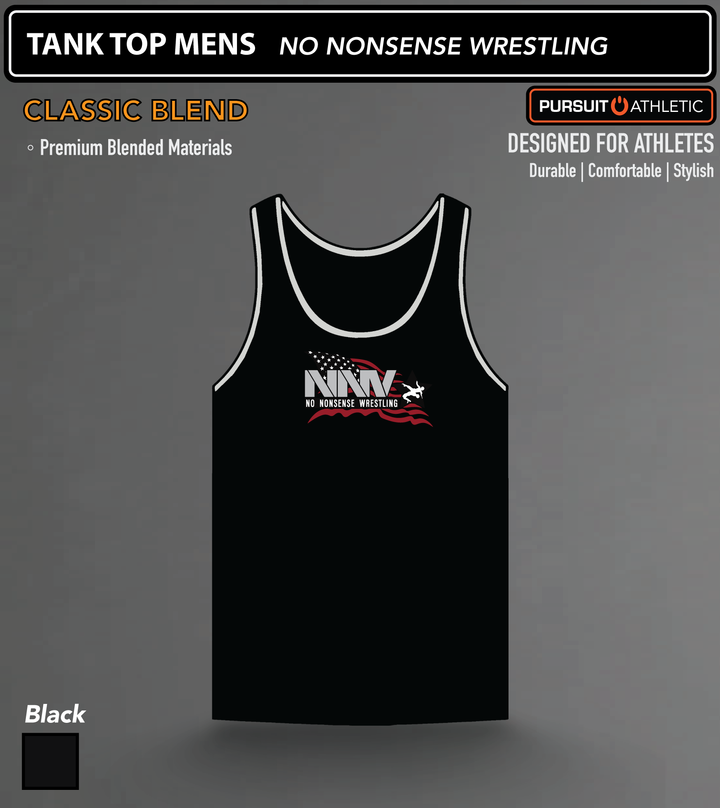 TANK TOP MENS | Classic Blend | No Nonsense Wrestling