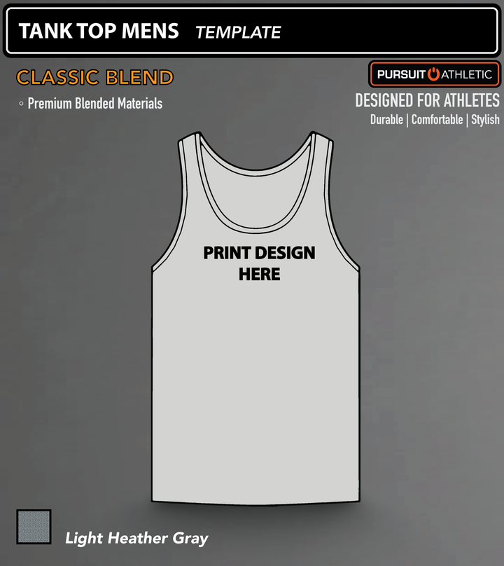 TANK TOP MENS | Classic Blend | Holdingford Wrestling