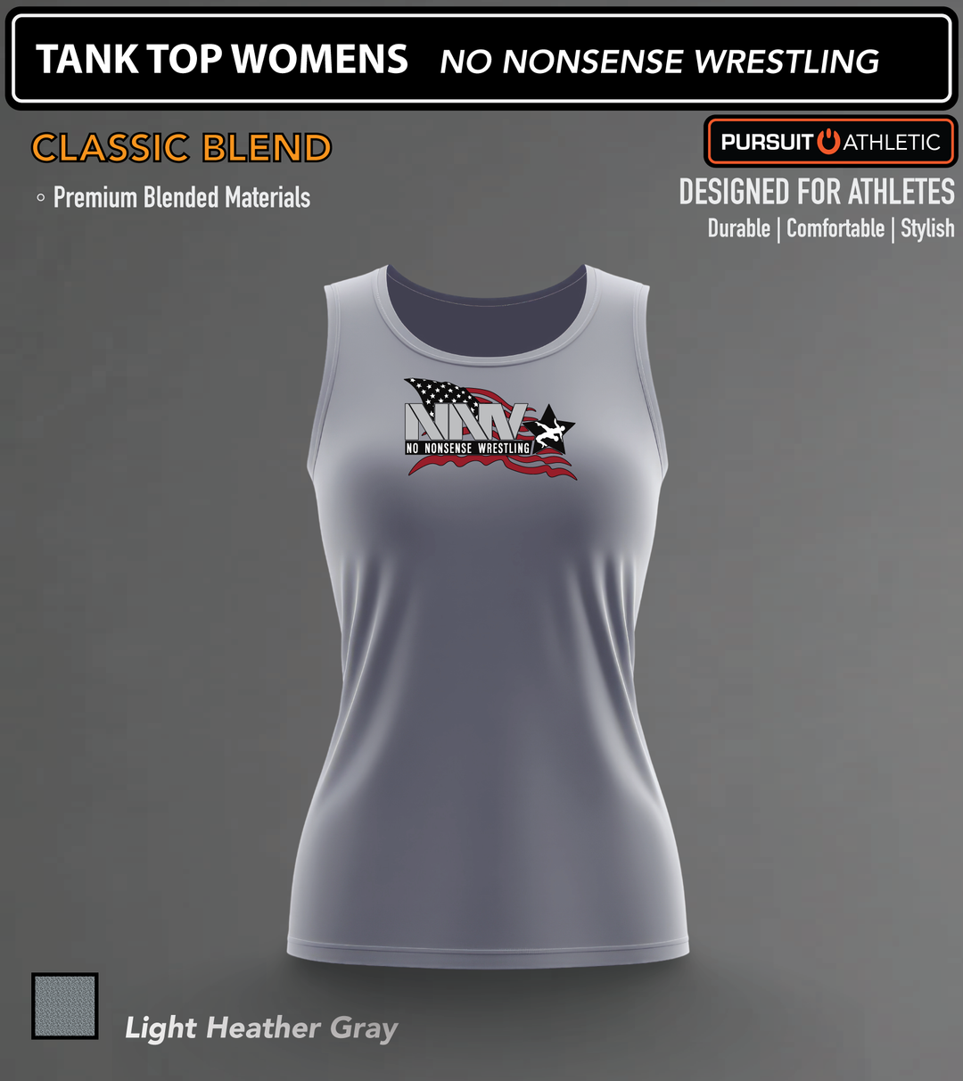 TANK TOP WOMENS | Classic Blend | No Nonsense Wrestling